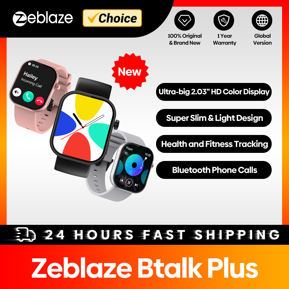 Smartwatch X12 - New Zeblaze Btalk Plus Voice Calling