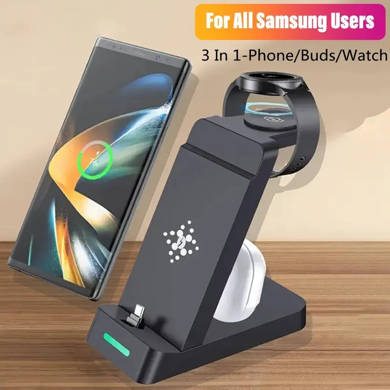 Smartwatch Ac - 3 In 1 Charging Station for
