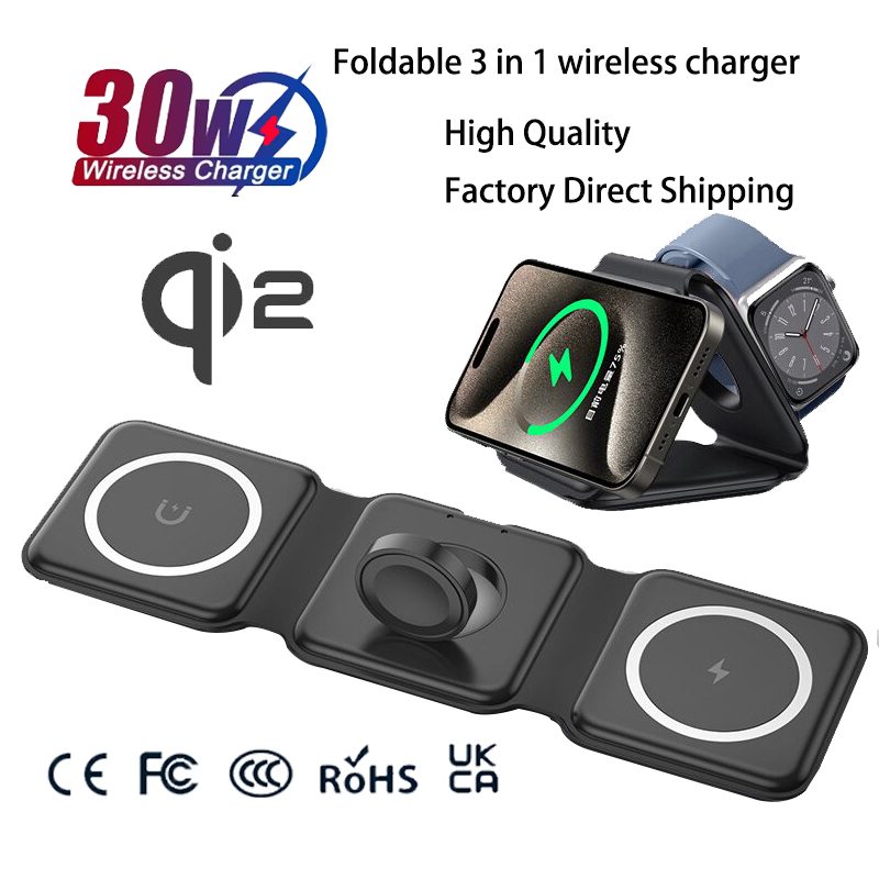 Smartwatch Ac - Universal Qi2 Magnetic Foldable Charging Station