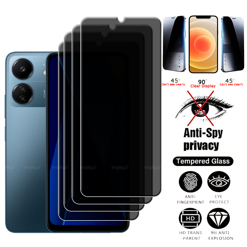 Screen Protector Film - 4Pcs For Poco C65 Glass Xiaomi