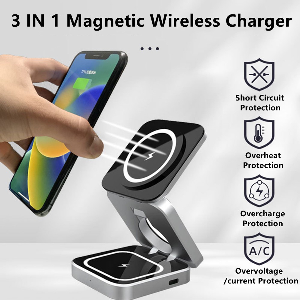 Smartwatch Ac - Foldable Magnetic Wireless Charger Stand Magnet