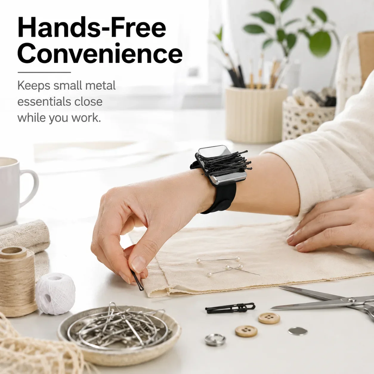 Smartwatch Straps & Accessories - Magnetic Bracelet Watch Band, Strong Magnet