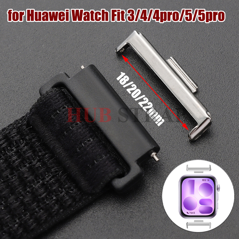 Huawei Smartwatch Accessories - 18mm 20mm 22mm Stainless Steel Metal