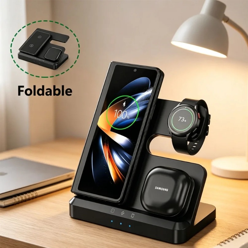 3 in 1 Fast Wireless Charger F - Smartwatch Ac review and price