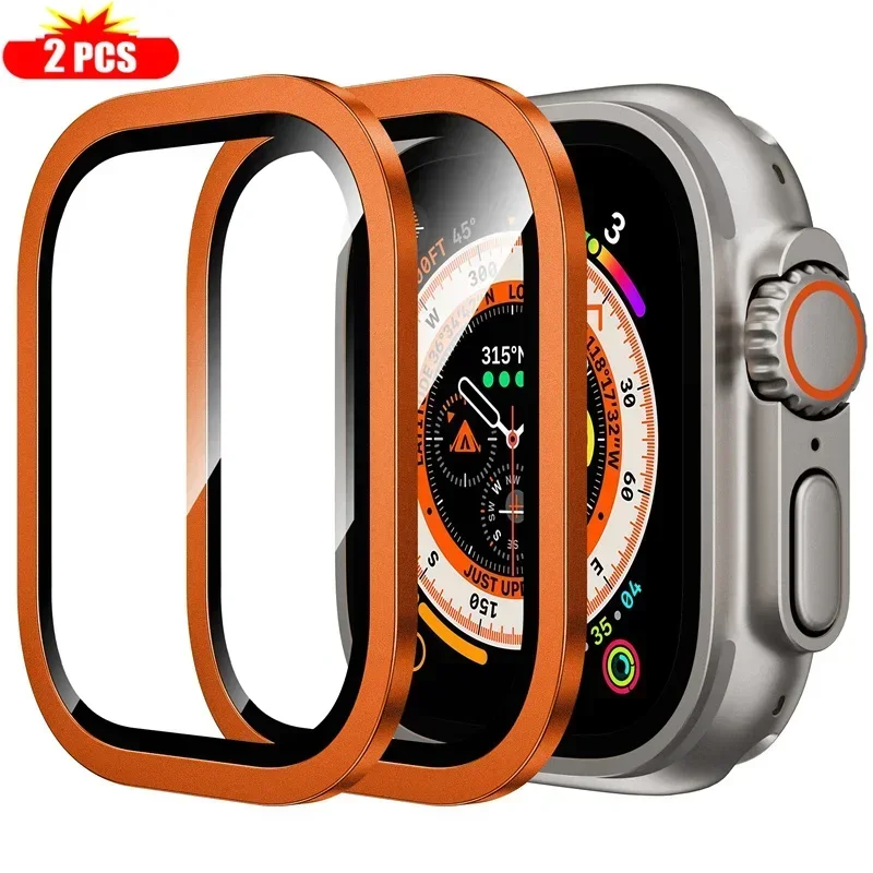2PCS Titanium Metal Frame for  - Apple Smartwatch Accessories review and price