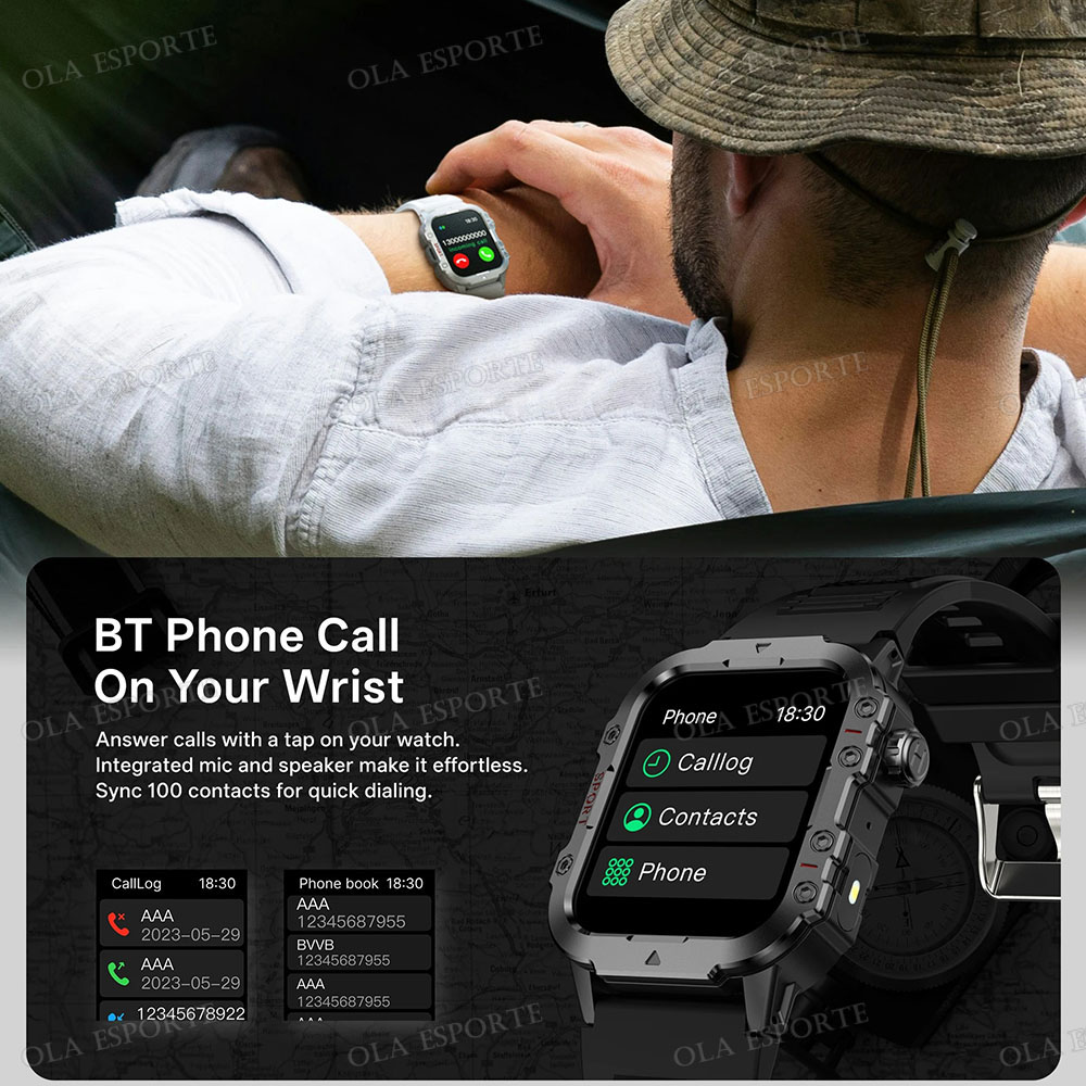 2026 Military Outdoor Smart Wa - Smartwatch X12 review and price