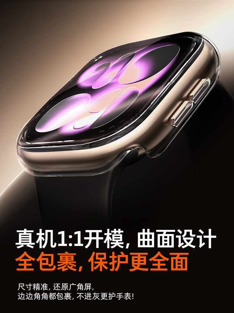 2pcs Tempered Glass Case For A - Apple Smartwatch Accessories review and price