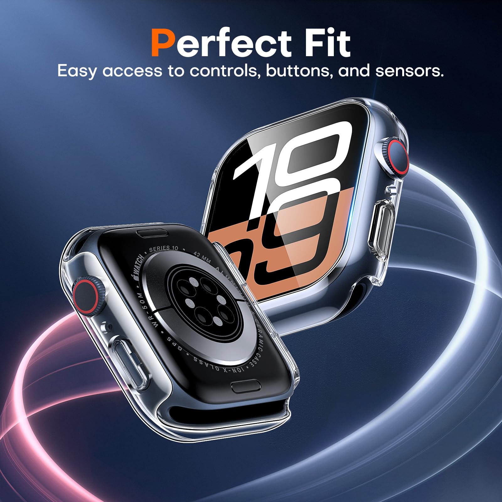 2pcs Tempered Glass Case For A - Apple Smartwatch Accessories review and price