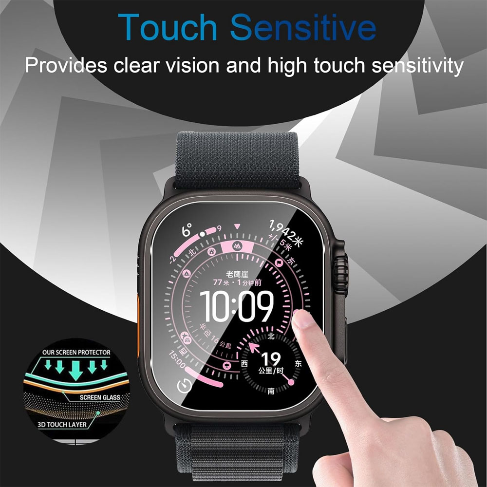 Tempered Glass For Apple Watch - Apple Smartwatch Accessories review and price