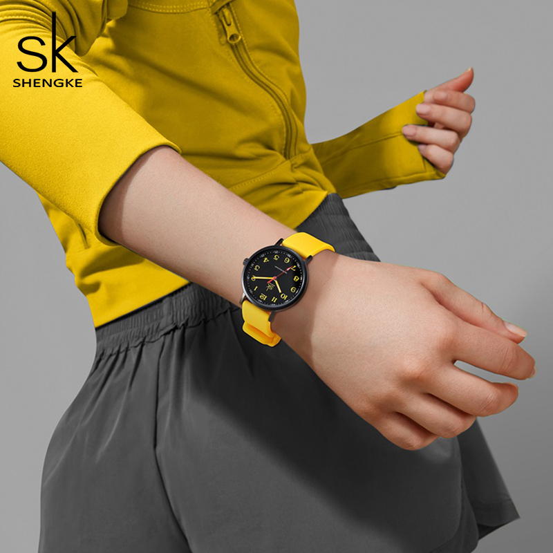 SHENGKE Women Fashion Silicone - Sport Loop Strap review and price