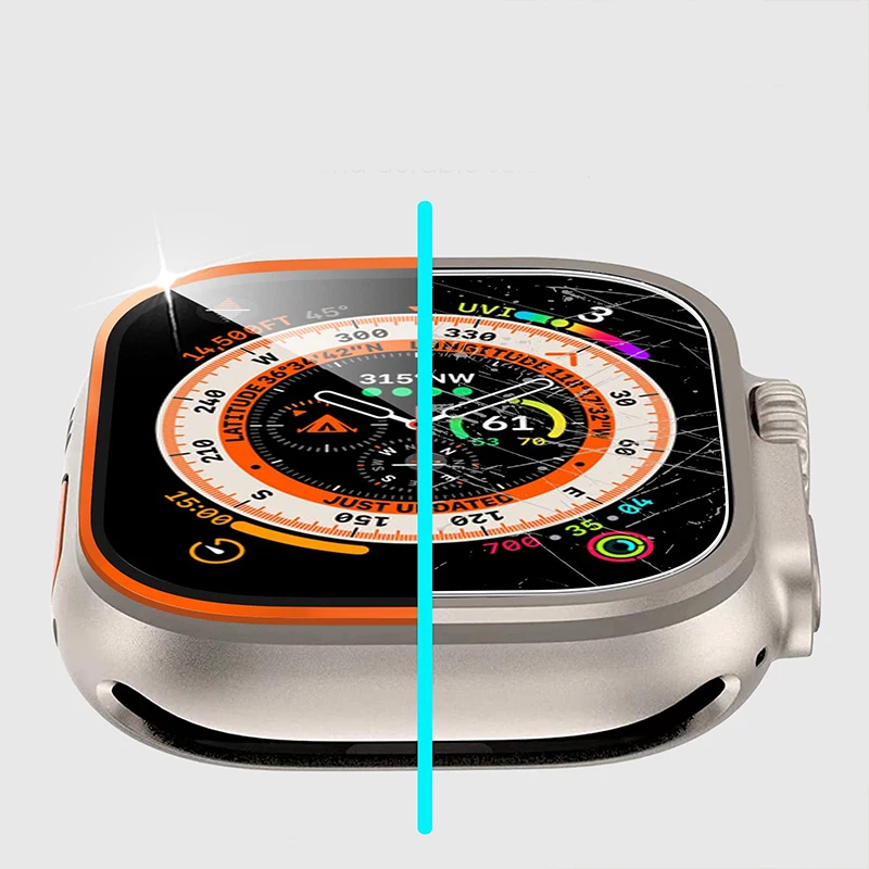Tempered Glass for Apple Watch - Smartwatch Straps & Accessories review and price