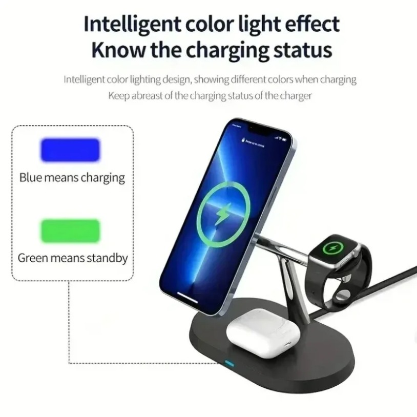 3 In 1 Opansten Magnetic Wirel - Smartwatch Ac review and price
