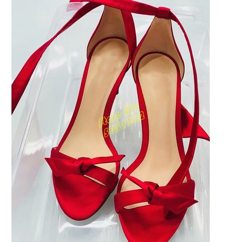 Leather Knot Stiletto High Hee - Leather Classic Strap review and price