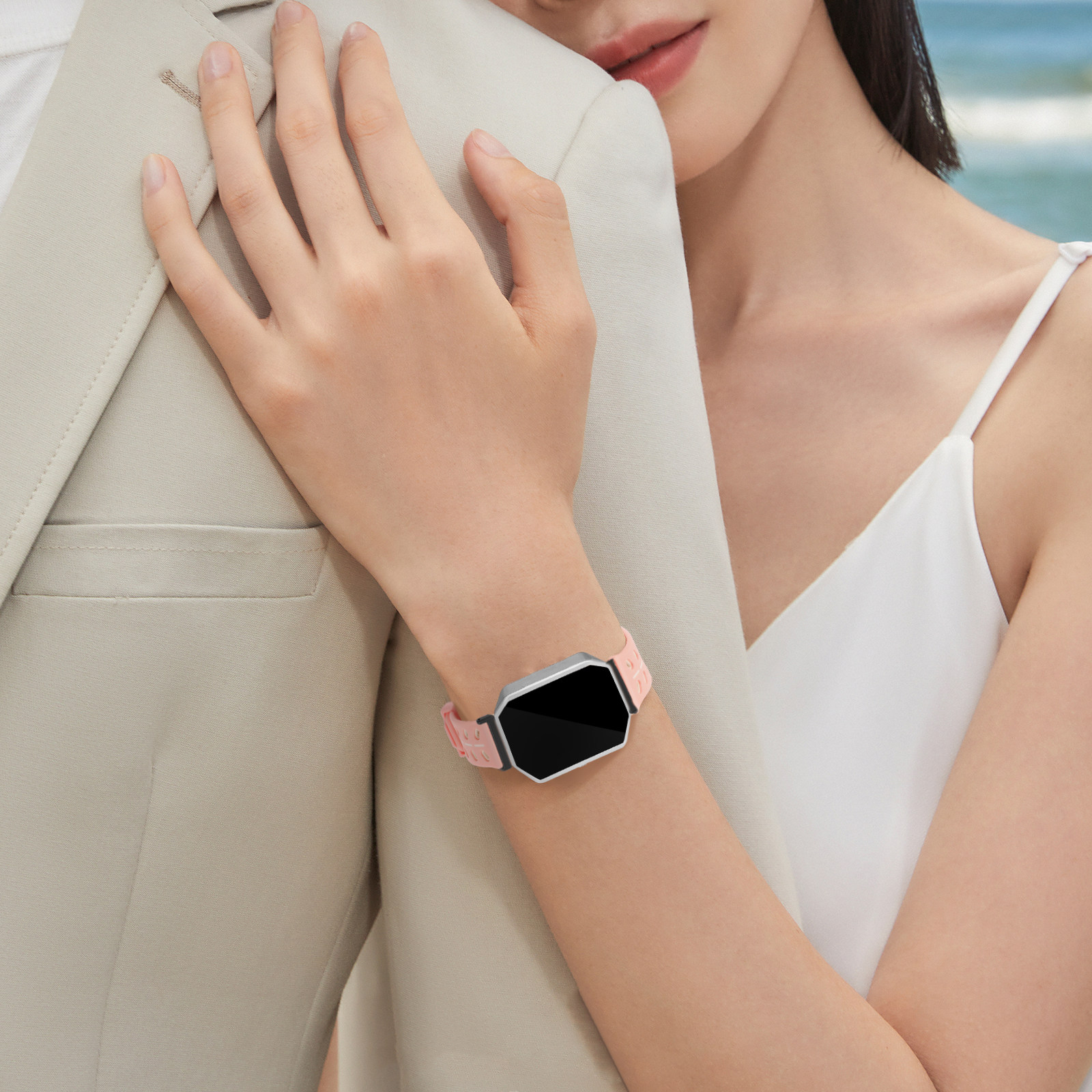 2Pcs Metal Watch Strap Connect - Smartwatch Straps & Accessories review and price