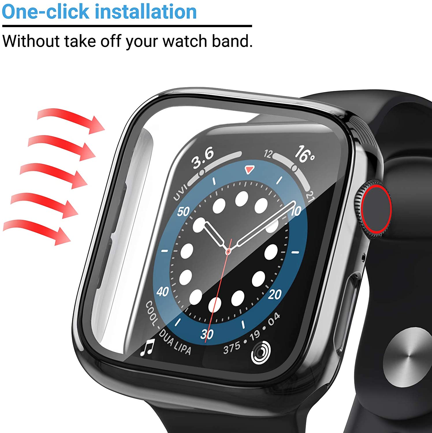 Glass+cover For Apple Watch Ca - Apple Smartwatch Accessories review and price