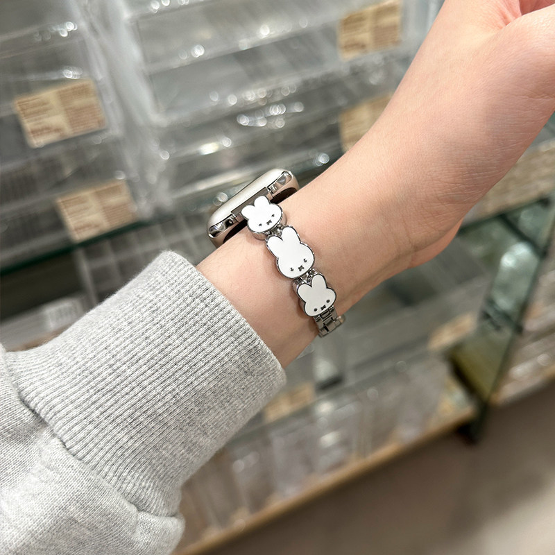 Miffy Rabbit Leather Watch Ban - Apple Smartwatch Accessories review and price