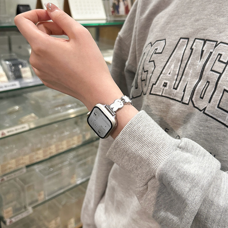 Miffy Rabbit Leather Watch Ban - Apple Smartwatch Accessories review and price