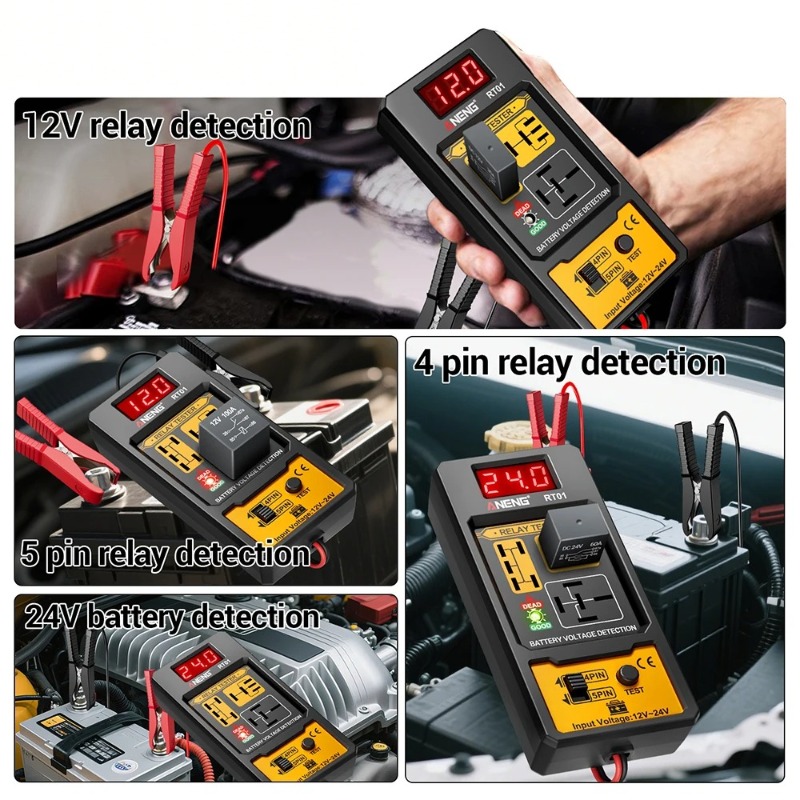 12V 24V Automotive Relay Teste - Smartwatch Universal review and price