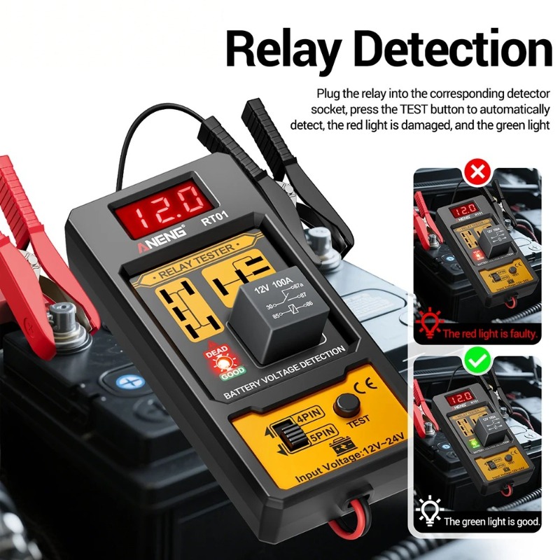12V 24V Automotive Relay Teste - Smartwatch Universal review and price