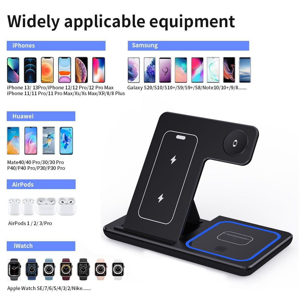 15W 3 in 1 Wireless Charger St - Smartwatch Ac review and price