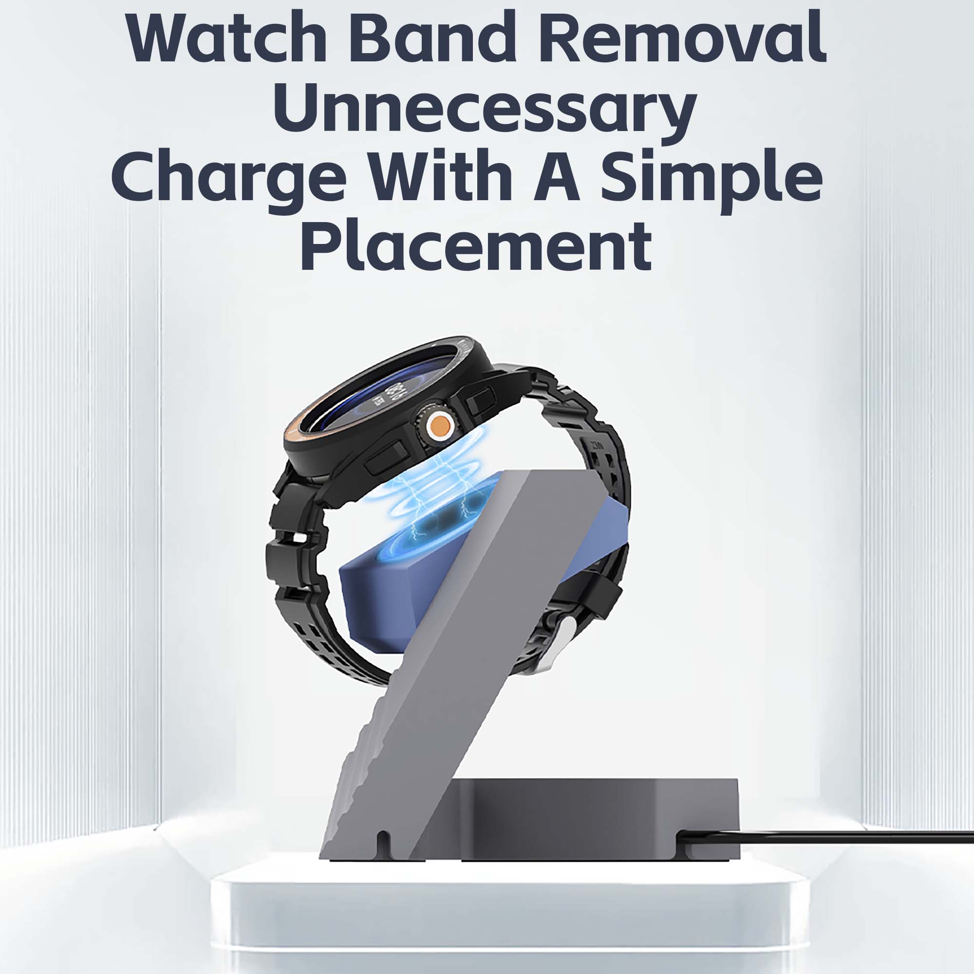PC Geometric watch stand Dock  - Xiaomi Smartwatch S3 Accessories review and price