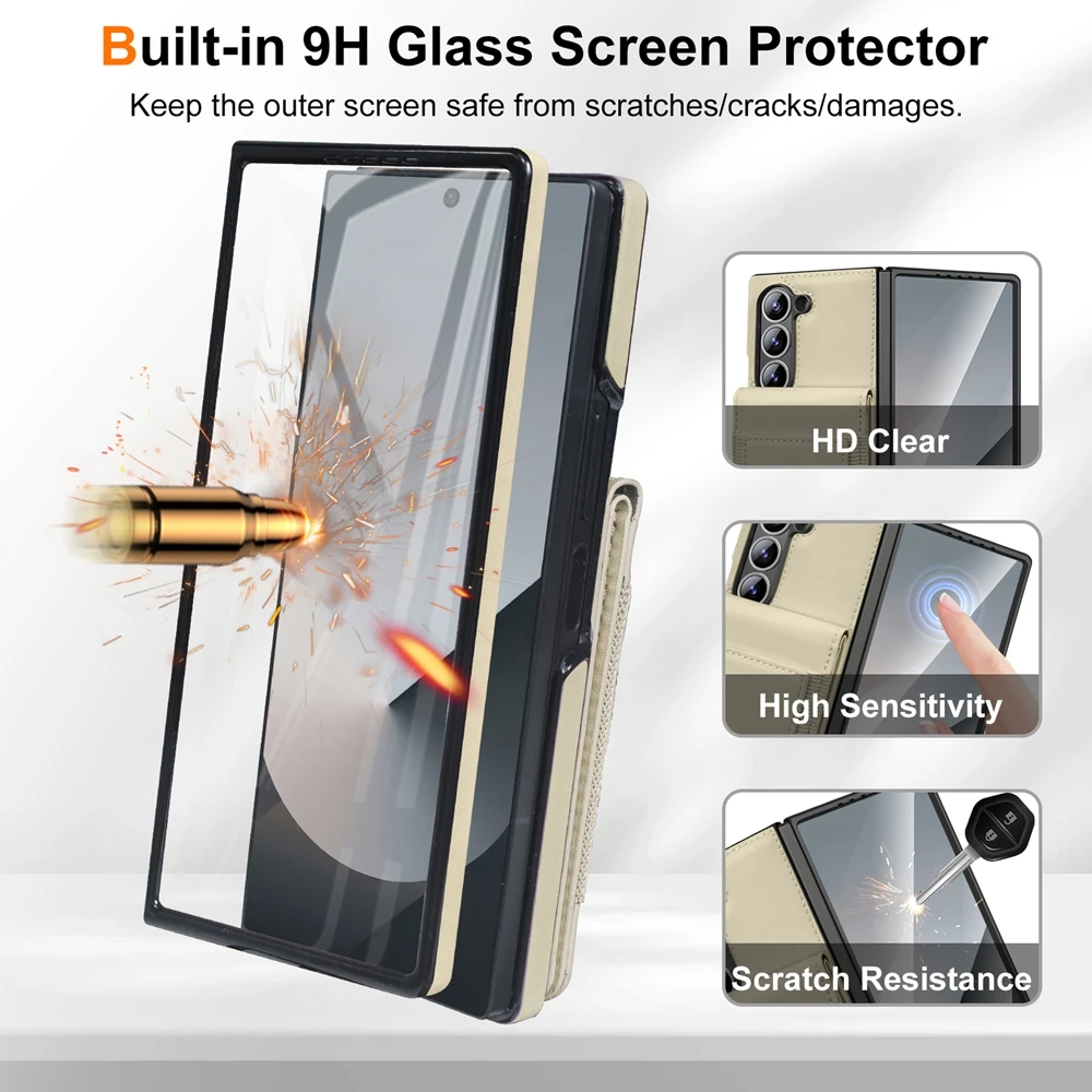 Retro Pure Color Leather Phone - Screen Protector Film review and price