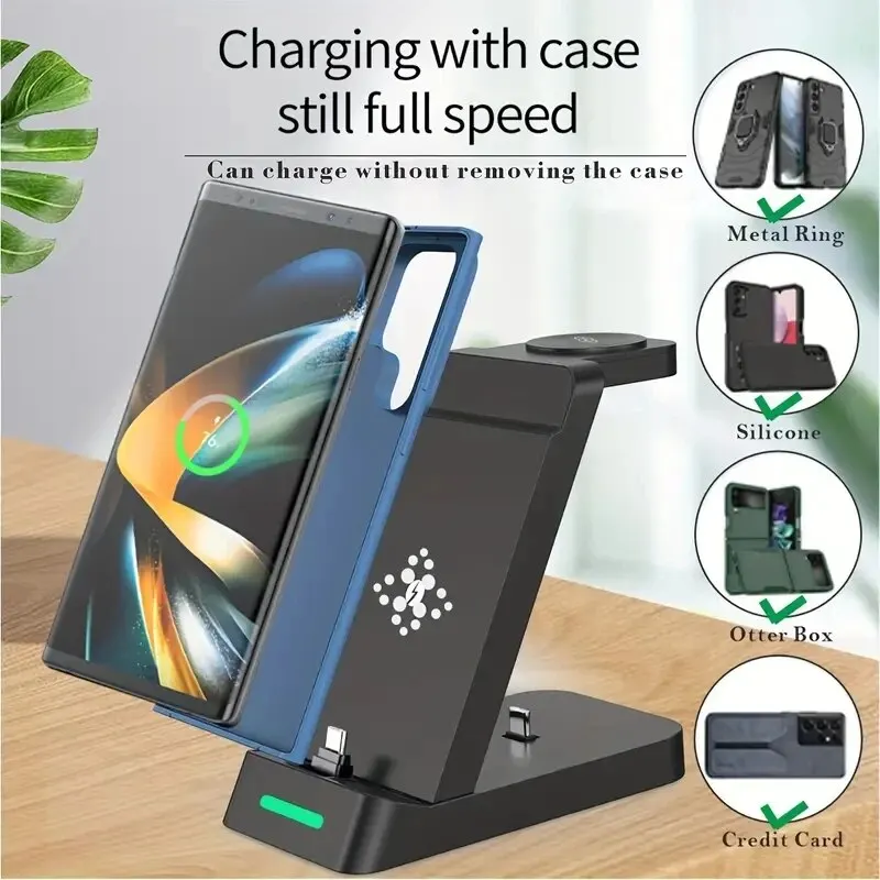 3 In 1 Charging Station for Sa - Smartwatch Ac review and price