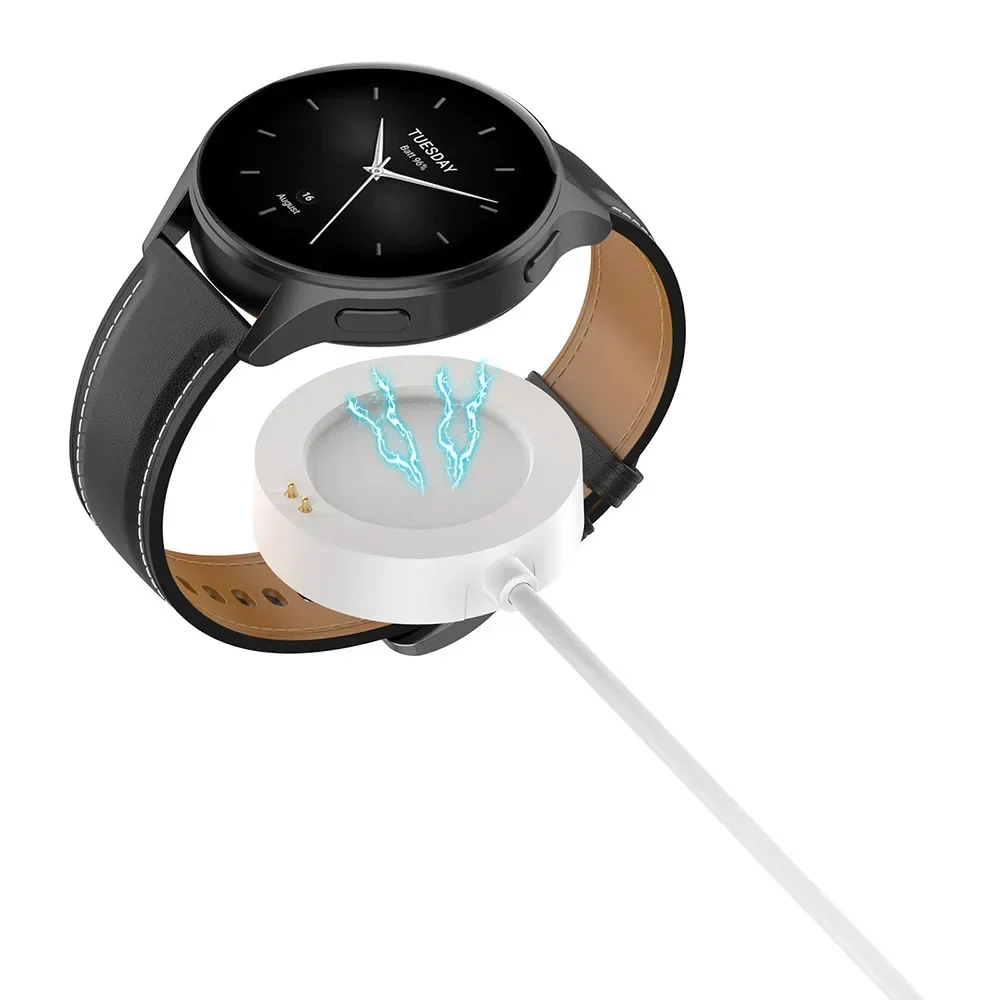 White Smartwatch Charging Cabl - Xiaomi Smartwatch S3 Accessories review and price