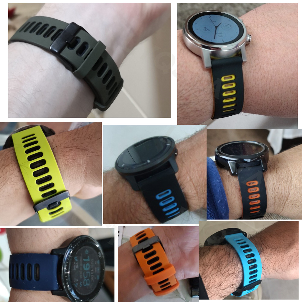 22mm Soft Silicone Watchband F - Xiaomi Smartwatch S3 Accessories review and price