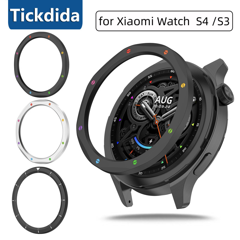 Metal Bezel Ring Case For Xiao - Xiaomi Smartwatch S3 Accessories review and price
