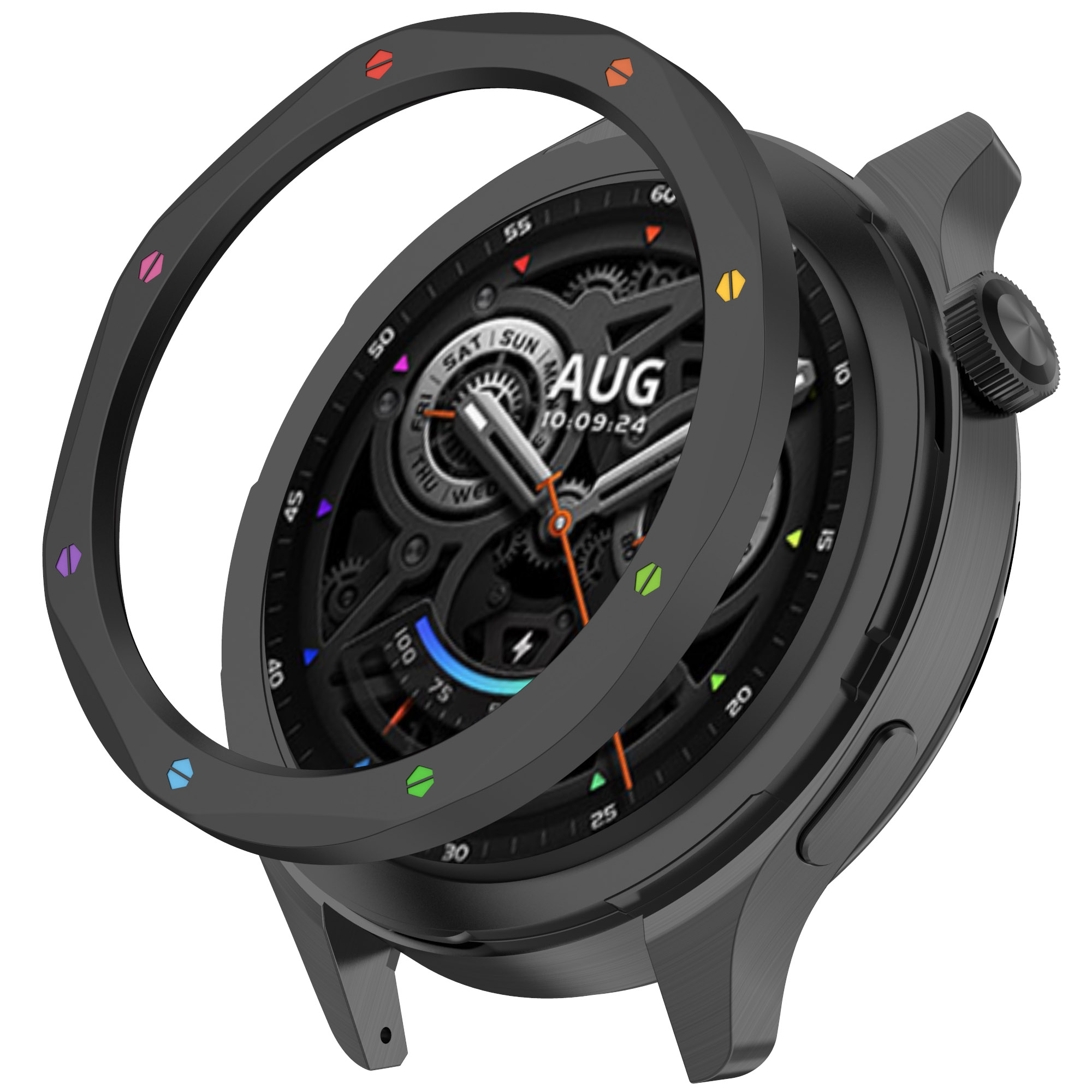 Metal Bezel Ring Case For Xiao - Xiaomi Smartwatch S3 Accessories review and price