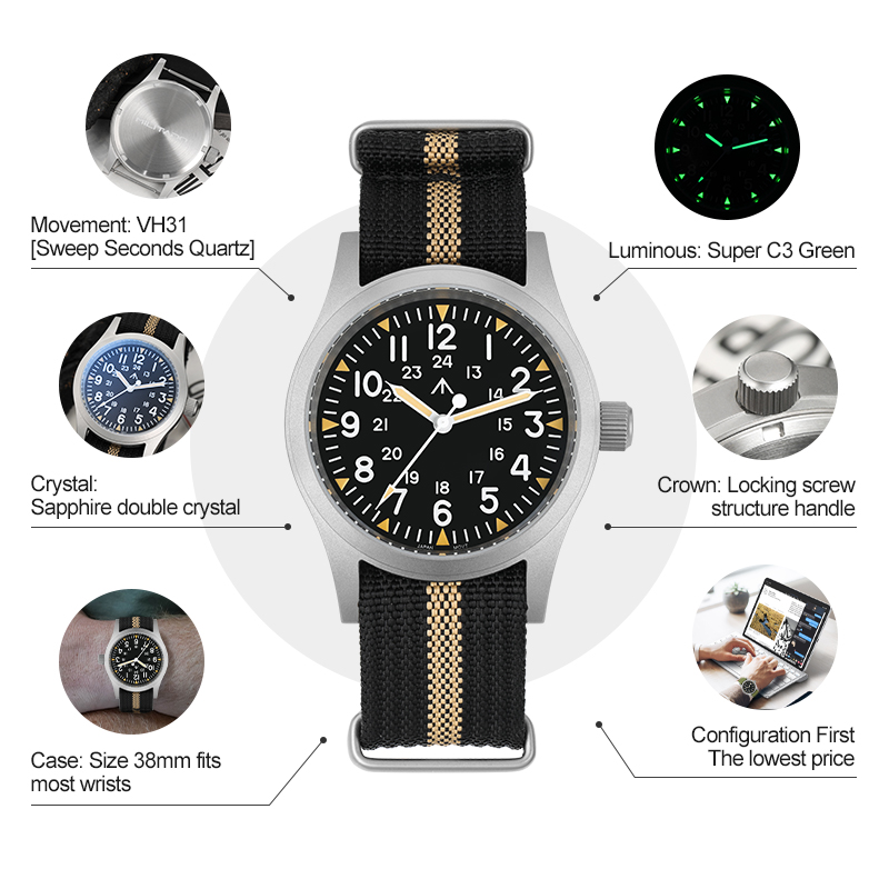 Militado ML05 Vintage Watch VH - Smartwatch Nexus review and price
