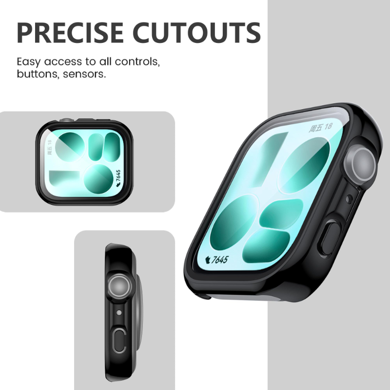 Glass+Case for Huawei Watch Fi - Huawei Smartwatch Accessories review and price