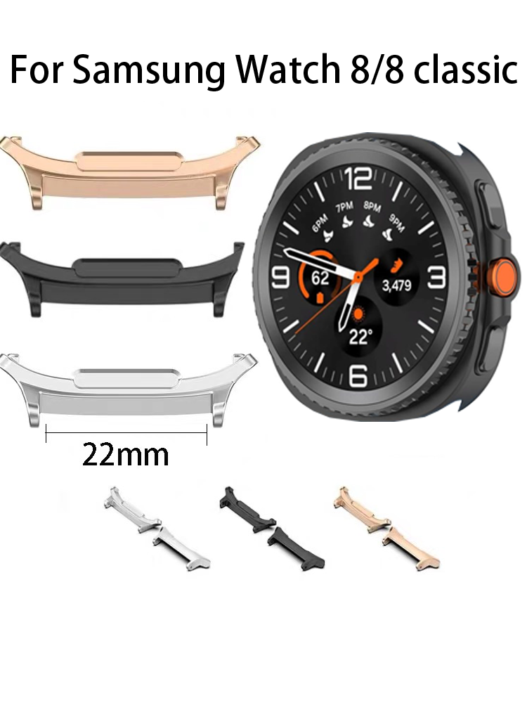 22mm WatchBand Connector for s - Smartwatch Straps & Accessories review and price