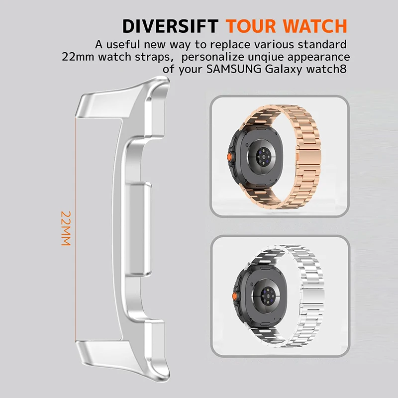 22mm WatchBand Connector for s - Smartwatch Straps & Accessories review and price