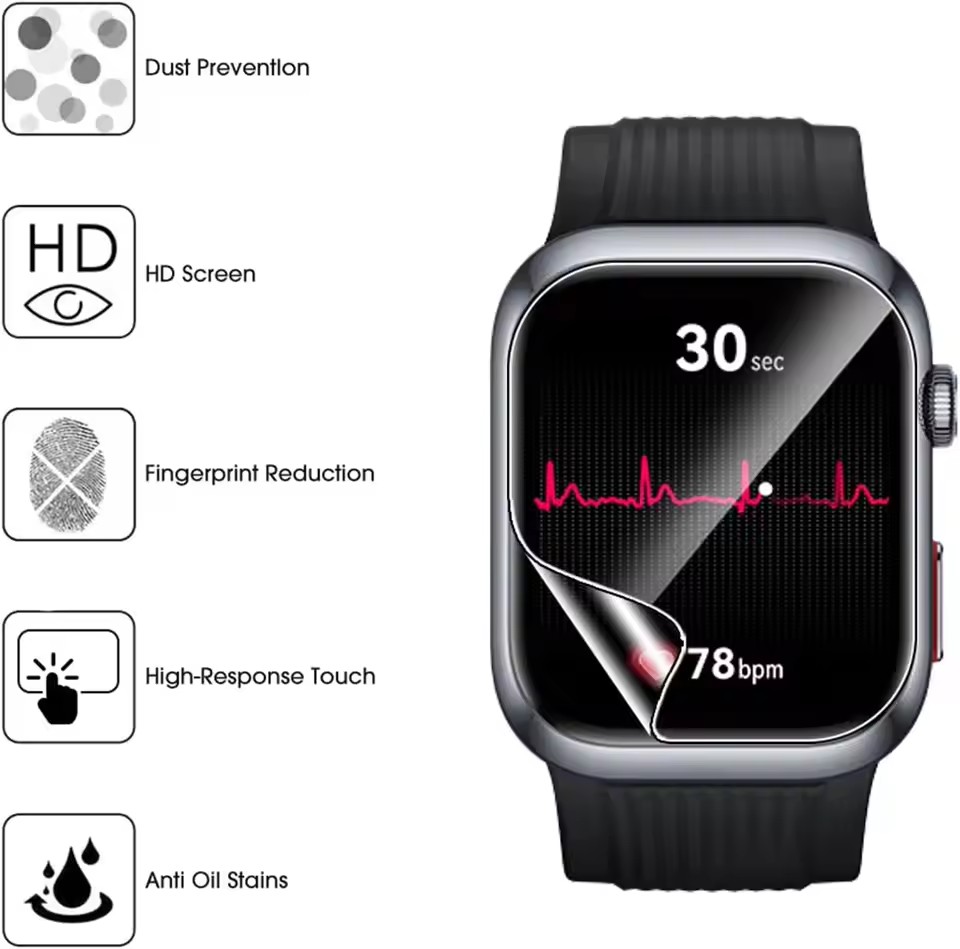 3pcs TPU Hydrogel Films for Hu - Huawei Smartwatch Accessories review and price