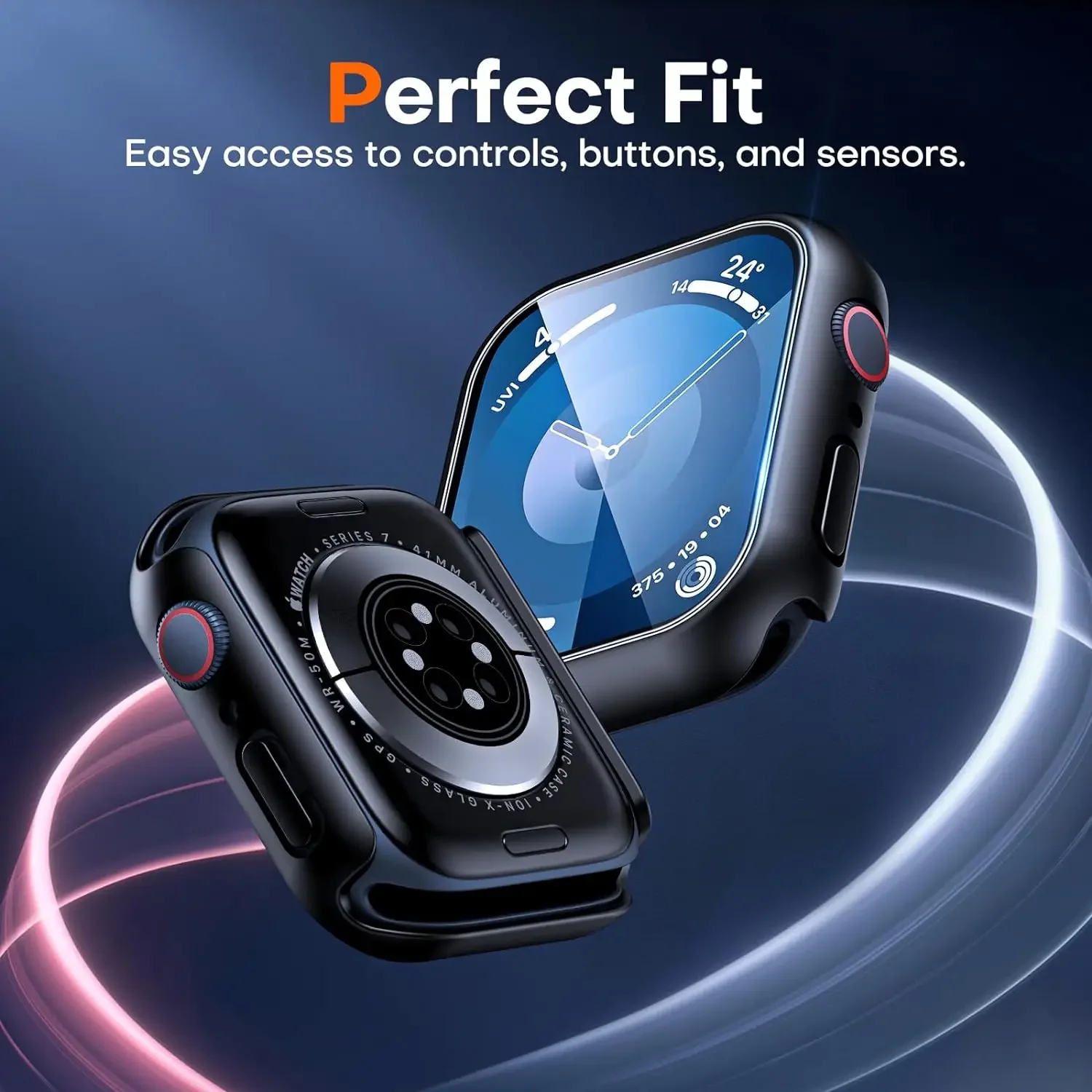 2pcs Cover For Apple Watch Ser - Apple Smartwatch Accessories review and price
