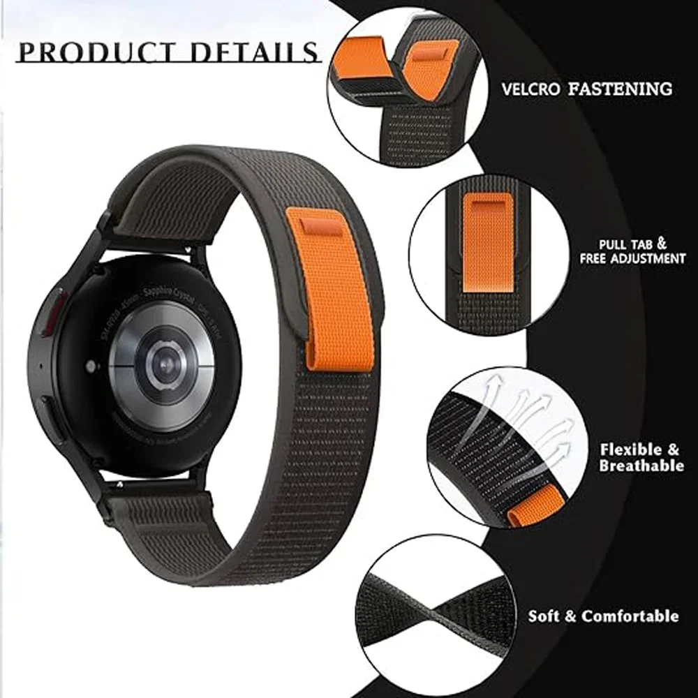 22mm Nylon Sport Easy Fit Stra - Xiaomi Smartwatch S3 Accessories review and price
